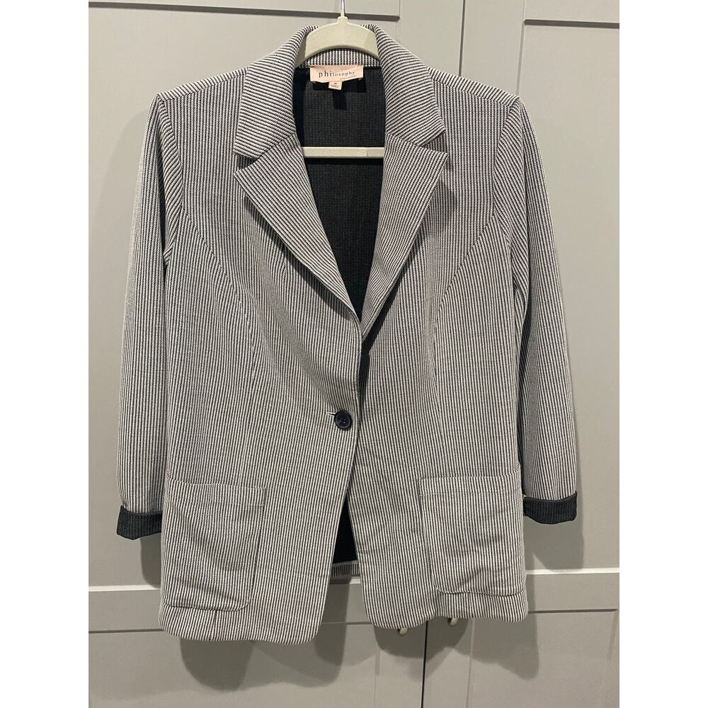 Philosophy Striped Blazer